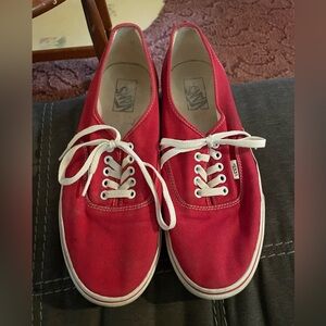 Men’s Red Vans